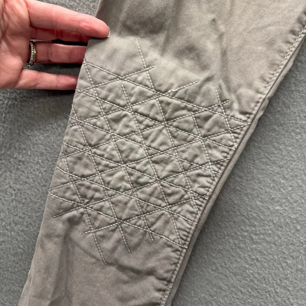 True Religion Jeans Dean Geo Quilted Patch Gray Denim Mens 29‎ (30x29 ACTUAL)